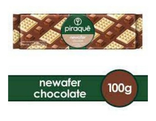 Biscoito Newafer Wafer Recheio Chocolate Piraquê 100grs.
