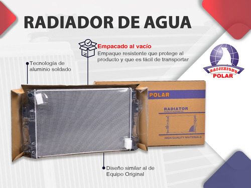 Radiador Agua Soldado Polar Civic Std L4 1.7l 2001 A 2005
