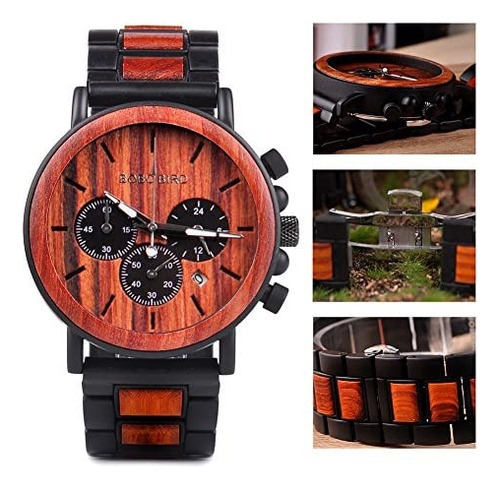 Reloj Pulsera Bobo Bird Informal Para Hombre