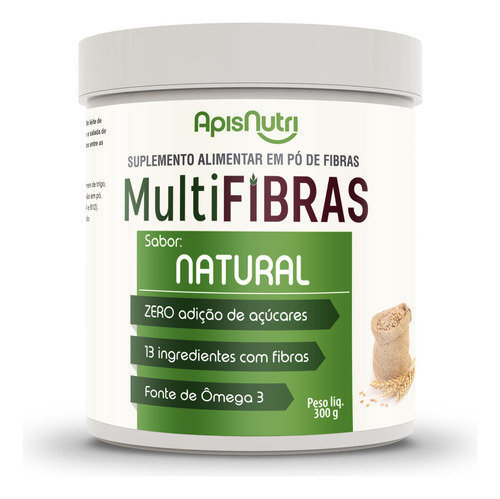 Multifibras Sabor Natural 300gr - Apisnutri