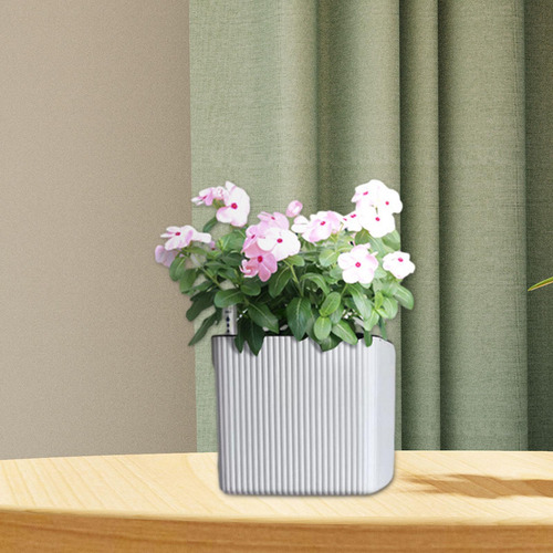 Plantador Autónomo Bote De Flores Decoración Simple M