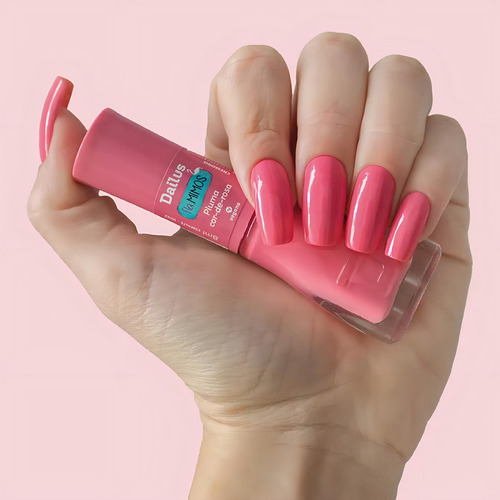 Esmalte Dailus 8ml Pluma Cor De Rosa