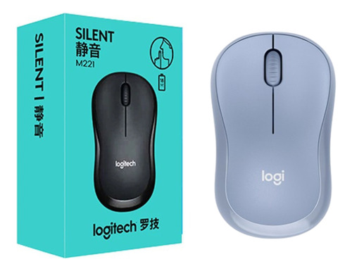 Mouse Usb Sem Fio Silencioso Ergonômico Logitech M221  Cores