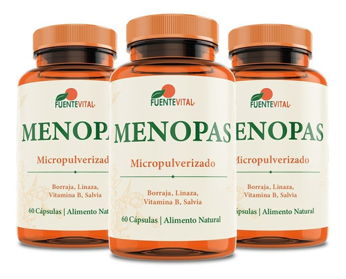 Menopas - Menopausia Bochornos -  Regulador Natural -oferta 