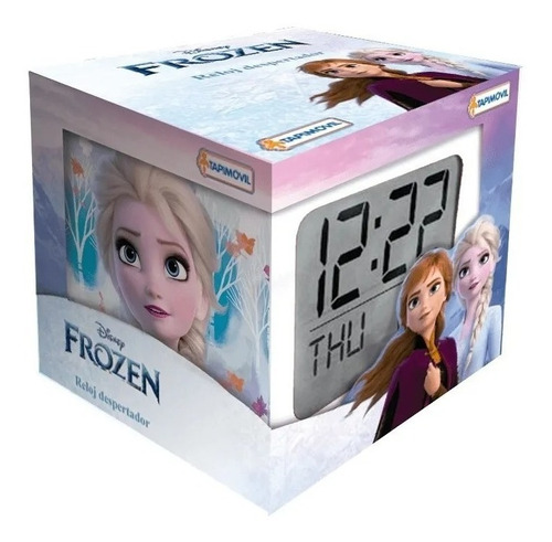 Reloj Despertador Digital Disney Frozen Elsa Anna  Srj