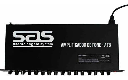 Imagem 3 de 6 de Amplificador De Fone Santo Angelo Af8 St - Stereo