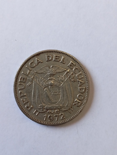 Moneda Ecuador 20 Centavos 1972(&728 (Usado)