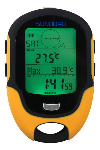 Altímetro Multifuncional Meteorológico Sunroad Compass Fr500