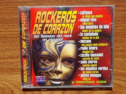 Rockeros De Corazón. Las Baladas De Rock En Español.  Cd Bmg