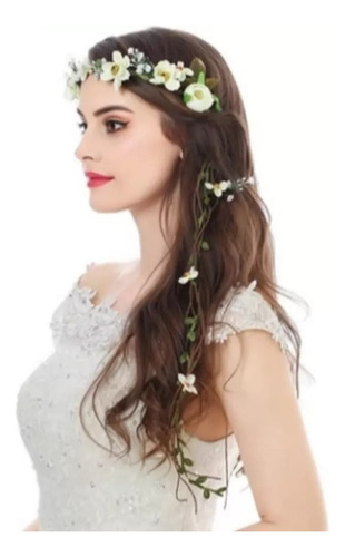 Corona De Flores Para Cabello Regalo Fiestas Disfraces Novia