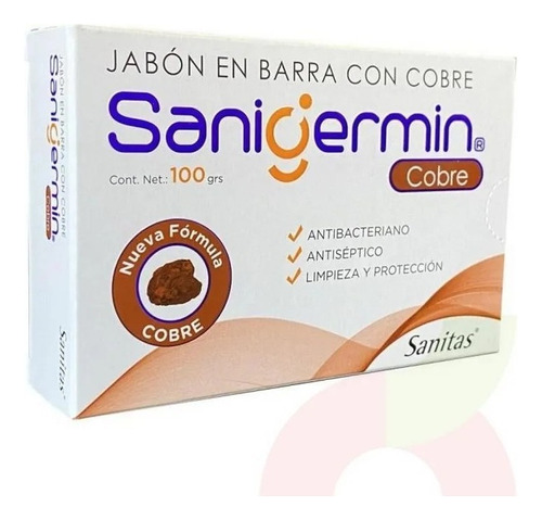 Sanigermin Cobre Jabon X 100 Gr