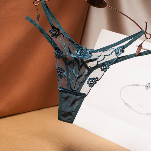 7 Piezas De Bragas De Encaje Para Mujer, Bragas En T Para Mu
