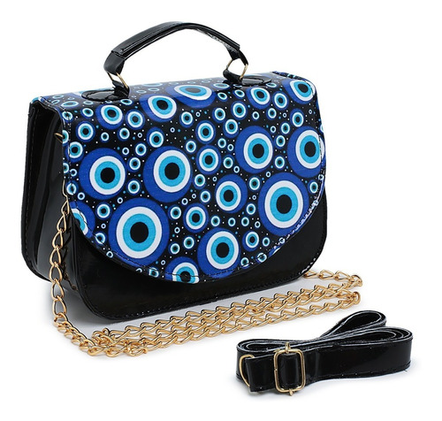 Bolsa Ombro Mini Bag Moda Blogueira Influencer Olho Grego