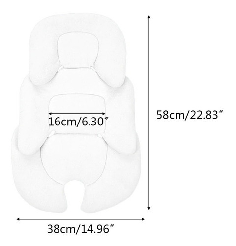 Imagen 2 de 7 de Cojín Acolchado Para Coche, Silla Auto, Huevitos Para Bebé