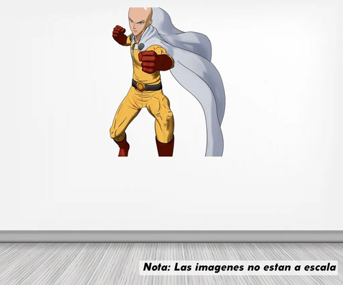 Vinil Sticker Pared 20cm Lado One Punch Man Anime Ld42