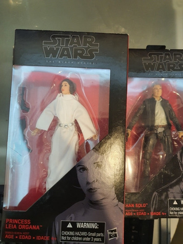 Star Wars Black Series Greedo, Leia Y Han Solo. (Usado)