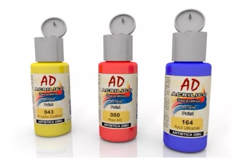 PINTURA AD PARA TELA 40ML TODOS LOS COLORES