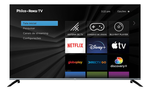 Smart Tv 58 Philco 4k Ptv58g70r2csgbl Roku Tv Led Dolby Aud