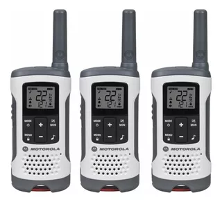 Kit 3 Radios Motorola 40km* 25 Mi Puerto Micro Usb T260tp