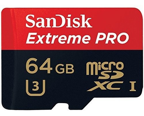 Tarjeta Sandisk Extreme Pro 64 Gb Microsd - 96-v0kt-6d5o