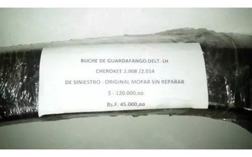 Buche De Guardafango Delt Lh Cherokee 2008/2014 De Siniestro