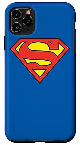Funda Para iPhone 11 Pro Max Superman Classic Logo Shield