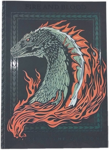 Libreta/cuaderno/anotador Got House Of Dragons Muy Lejano