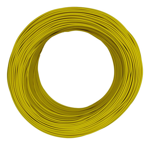 Cable Unipolar 0.25mm X 10 Metros Electronica Color Amarillo