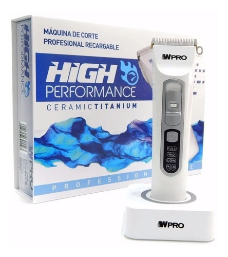 Maquina Recargable High Performance Ceramic Titanium Wpro