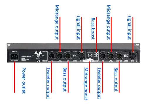 234xl Crossover Audio Profesiononal 3 Vias