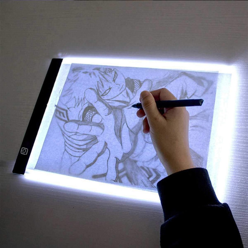 Prancheta Desenho Com Luz Led A4 Usb 3 Níveis De Iluminação