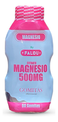 Magnesio 500 Mg Vitamina  60 Gomitas 