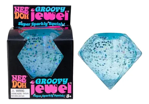 置物 GIMME SOME NEXT Brinquedo Antiestresse Nee Doh Groovy Jewel Glitter | Parcelamento