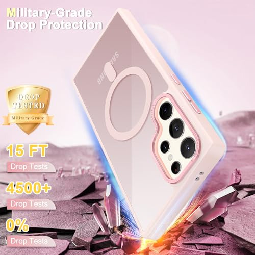 Funda Para Galaxy S24 Ultra Rosa Dorado Uso Rudo -3