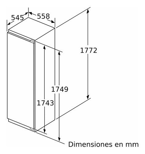 Freezer Vertical Panelable No Frost 235l Bosch Gin81aef0