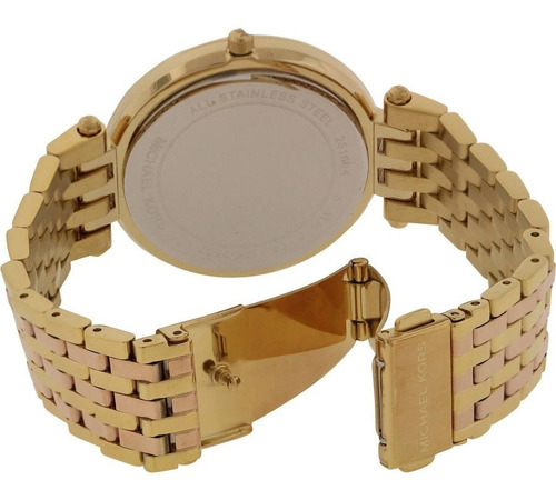 Reloj Michael Kors Para Mujer Mk3507 Bicolor 