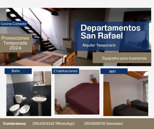 Departamento Céntrico Para Turistas En San Rafael Mendoza