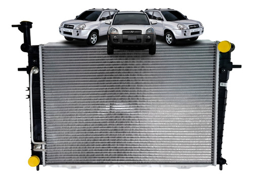 Radiador Tucson 2.7 V6  2005 2006 2007 Até 2017 Automático