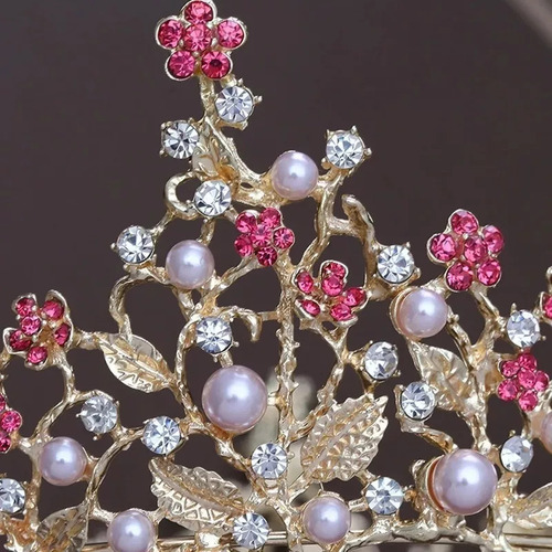 .l Corona Tiara Reina For Novia De Estilo Retro Barroco