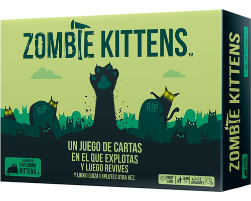 Zombie Kittens-juego De Mesa Español!!