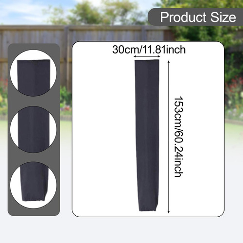 Patio Umbrella Cover Protector Impermeable A Prueba De Polvo