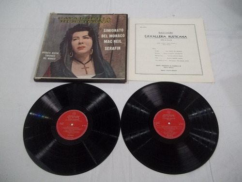 Box Lp Vinil - Cavalleria Rusticana - Simionato Del Monaco