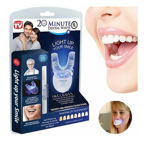 Blanqueador Dental En 20 Minutos Con Luz Led 