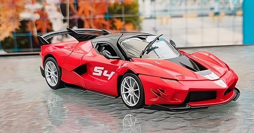 R/c 1:18 Auto Rastar Ferrari Para Armar Fxx K Evo Original Rojo