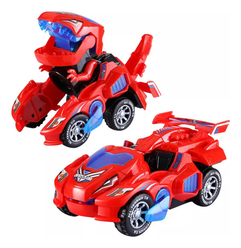 O Dinosaur Transformer Car Toy - Pull Back Dino Race Car