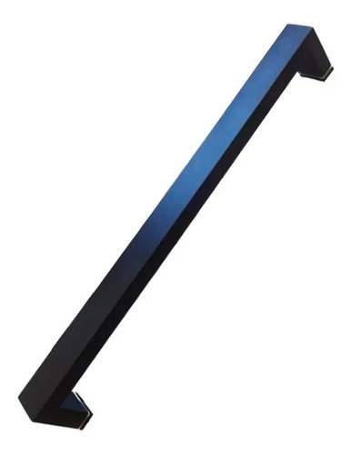 Manijón Barral Rectangular Acero Inox. Negro 40x20x900 Mm.