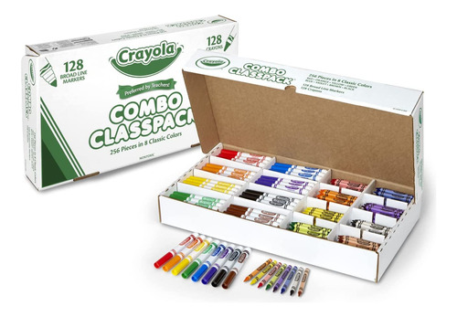 Crayola Marcadores Y Crayones A Granel, Classpack De 256 Uni