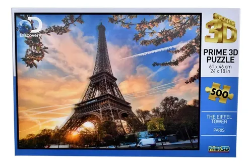 Puzzle Torre Eiffel Paris Rompecabezas 500 Pcs Discovery 3d