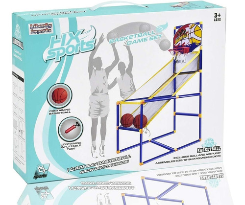 Juego De Canasta Balon  Baloncesto Niños Juguete Encesta 4b