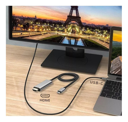 Cabo Thunderbolt Usb-c 3.0 X Hdmi 4k 30hz 2 Metros